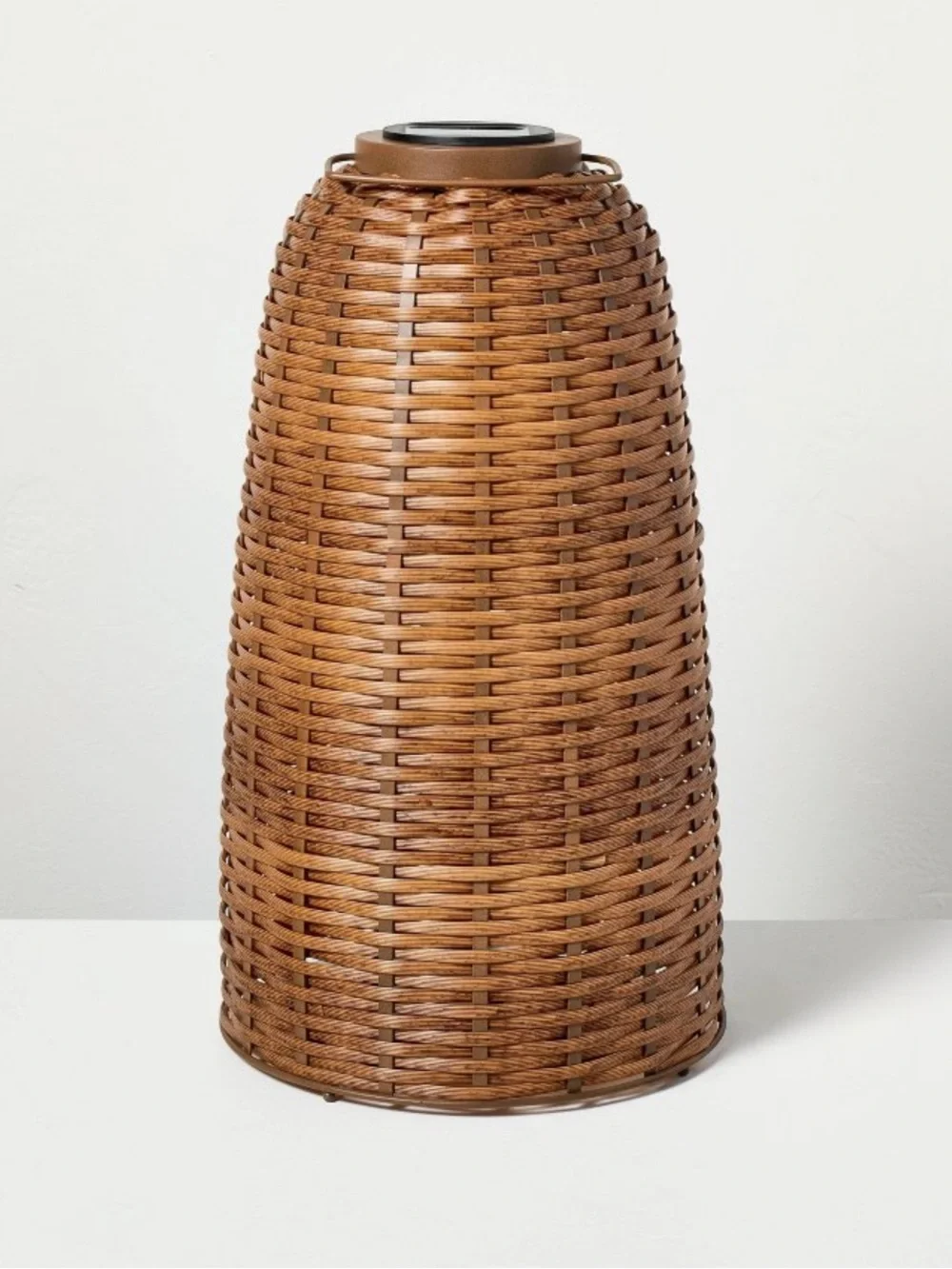 Set of 2 Woven Solar Lanterns by Hearth & Hand™ w/ Magnolia, 17.25” & 9.75” tall